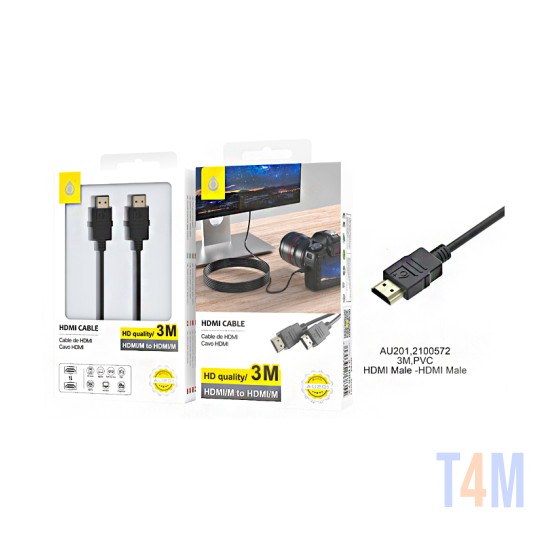 ONEPLUS HDMI CABLE AU201 OB AM/AM 3M BLACK      